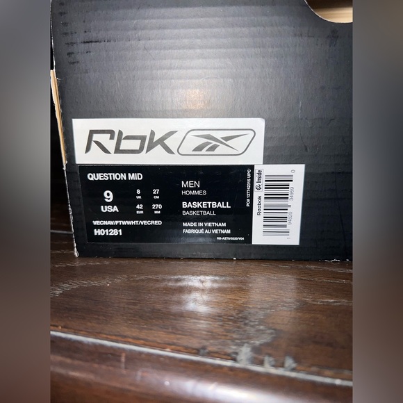 Reebok Question Mid I3 "Allen Iverson Team USA" Olympics Edition - Picture 7 of 8